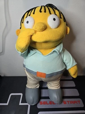 Los Simpson Ralph Wiggum "Nose Picking" Muñeca de pie Peluche 12"" 2004 Foto 1 de 4