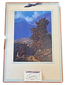 Maxfield Parrish Valley Of Enchantment Lg Print Intact Calendar Brown Bigelow - Picture 1 of 12