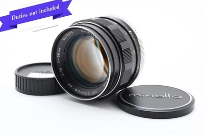 [Quase em perfeito estado] Lente de foco manual Minolta AUTO ROKKOR PF 58mm f/1.4 do Japão - Imagem 1 de 4