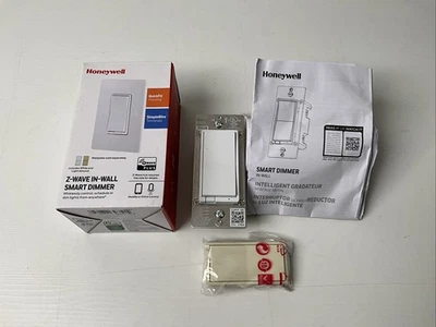 Atenuador inteligente de pared Honeywell Z-Wave - ZW3010 - CAJA ABIERTA - BLANCO Foto 1 de 4