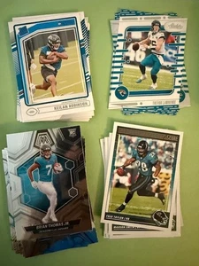 Lotto Box Carte Calcio 2021 2023 2024 2025 Stars RC 100 + Jacksonville Jaguars - Foto 1 di 4