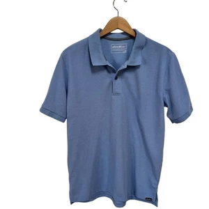 Eddie Bauer Men's Big & Tall Blue Polo Shirt Size LT Short Sleeve - Picture 1 of 8