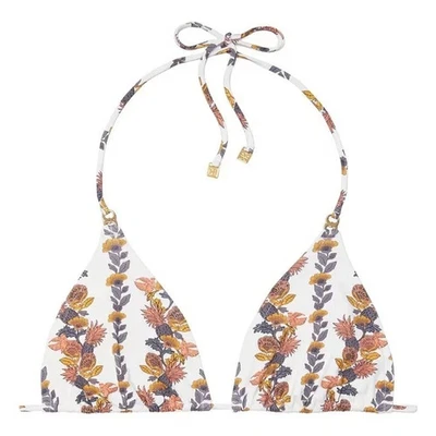 NUEVO Top de natación Tory Burch para mujer estampado con cuerdas naranja Wonderland talla XS Foto 1 de 4