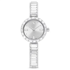 Swarovski Crystal Matrix Bangle Watch, Crystal Bracelet, Silver Tone, 5677487 - Picture 1 of 7