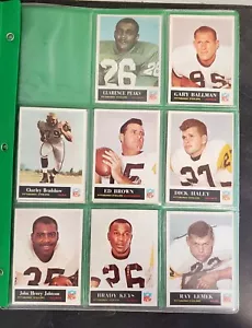 Tarjetas coleccionables de los Philadelphia Pittsburgh Steelers 1965 - Imagen 1 de 4