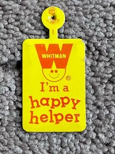 Pinback Whitman Vintage Foldover Collezionabili Libri I'm a Happy Helper spilla in metallo - Foto 1 di 4