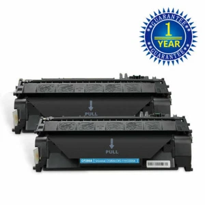 Cartucho de tóner láser negro 2PK CF280A 80A para HP LaserJet Pro 400 M401dn EE. UU. - Imagen 1 de 9