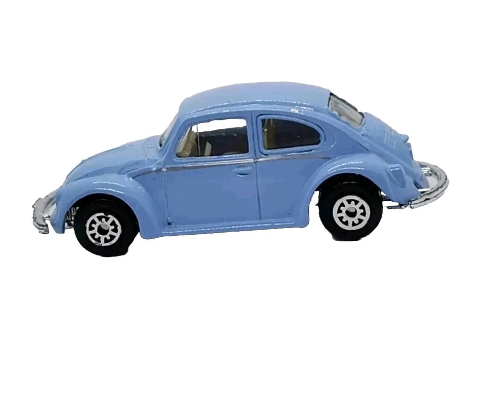 Vintage Maisto 1:64 Scale Diecast VW 1300 Light Baby Blue Beetle Bug Volkswagen - Image 1 of 4