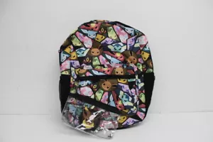 Pokemon Eeveelutions Eevee Zaino Nero Bookbag Nuovo con etichette Bioworld - Foto 1 di 8