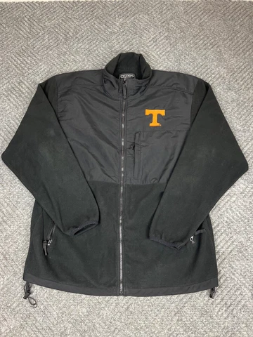 Champs Sports Tennessee Volunteers Mens XL Fleece Full Zip Jacket Black Cover