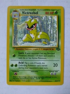 JUEGO DE TARJETAS COLECCIONABLES VICTREEBEL POKEMON 30/64 JUNGLE DE COLECCIÓN - EVOLUCIONA WEEPINBELL - Imagen 1 de 2