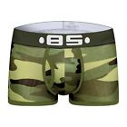 Sous-Vêtements De Camouflage Coupe Mince Pour Hommes Poche U Boxer Slips Doux E
