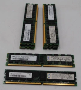 (Lot of 9) IBM 36GB 9x4 GB MT36HTF51272Y-40EE1 PC2-3200 CL3 DIMM MEMORIES - Picture 1 of 4