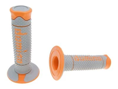 Empuñaduras Domino Offroad 22 mm gris/naranja 7/8" para KTM 250 SX-F Racing 2013-2014 Foto 1 de 3
