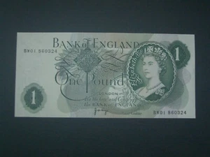 ** LOOK**GB 'BW01' **Crujiente ""EN MUY BUEN ESTADO""++ Billete de 1970 £1 página****** - Imagen 1 de 4