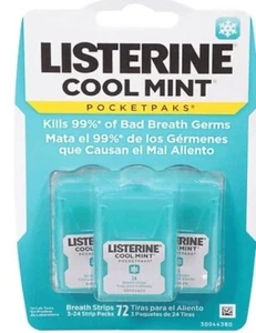 Listerine Pocketpaks Cool Mint 72ct - Imagen 1 de 1