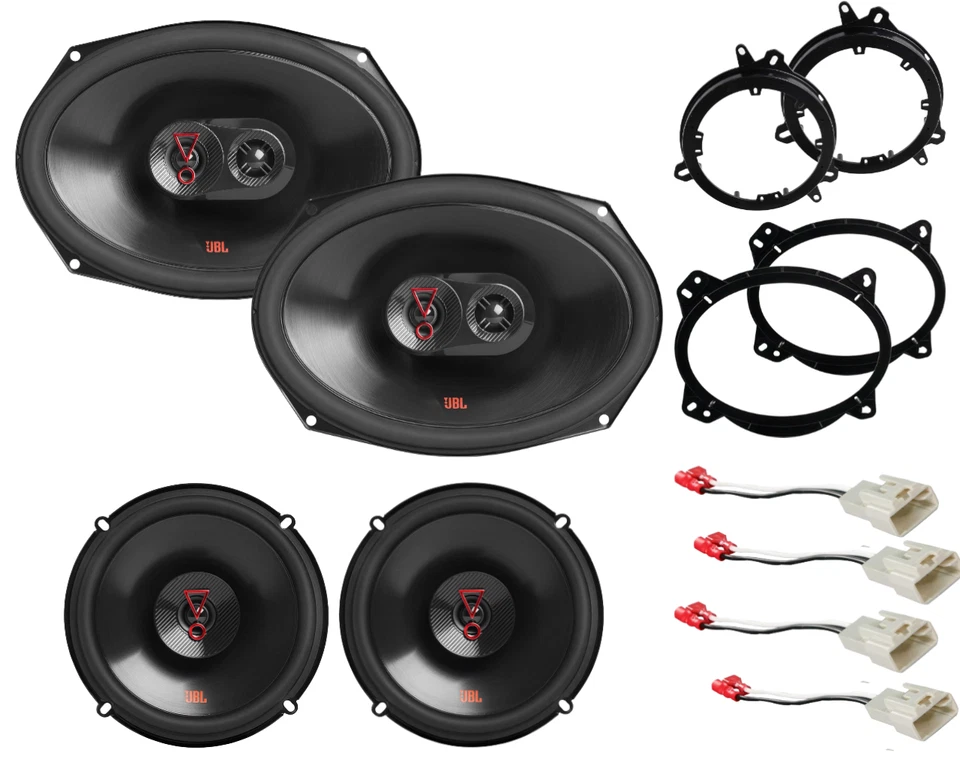 Altavoces de puerta delantera y trasera JBL 450w para Toyota Tacoma 2005-2018 Foto 1 de 4