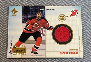 2000-01 Private Stock Game Gear Patches #65 Petr Sykora/247 - Picture 1 of 3