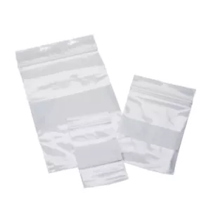 Paquete de 100 bolsas de plástico cerrables de polietileno de 3"" x 5"" 2 mililitros almacenamiento de joyas - Imagen 1 de 1