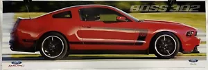 Seltenes NOS 2012 Ford Racing Boss 302 Mustang 2-seitig schwer Lagerhändler Poster - Bild 1 von 2