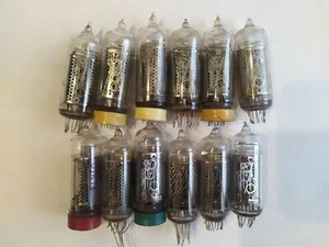 IN-19A IN19A ИН-19А Nixie tube USED RARE 10pcs k, М, Р, m, µ, n, %, °С - Picture 1 of 8