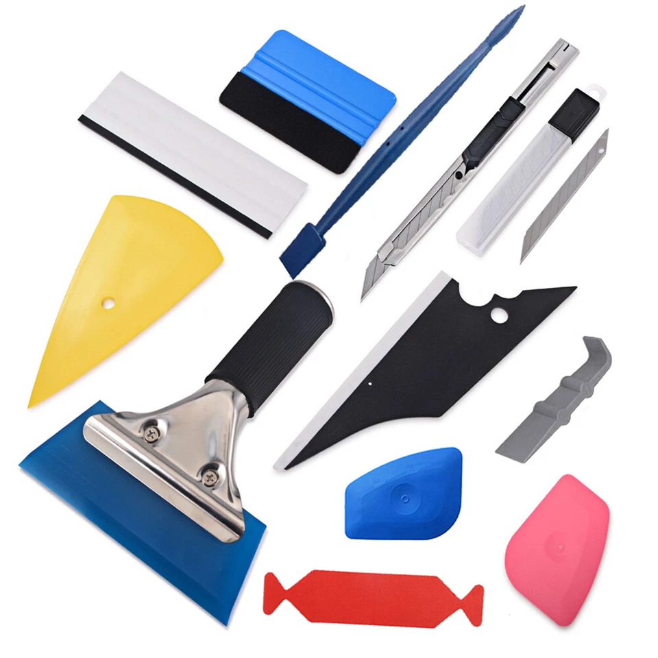 Car Window Tint Wrapping Vinyl Tools Kit Squeegee Auto Film Tinting Installation - Image 1 of 1