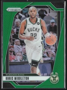 Panini Prizm Khris Middleton Green Prizm #153 Milwaukee Bucks 2024-25 - Imagen 1 de 2