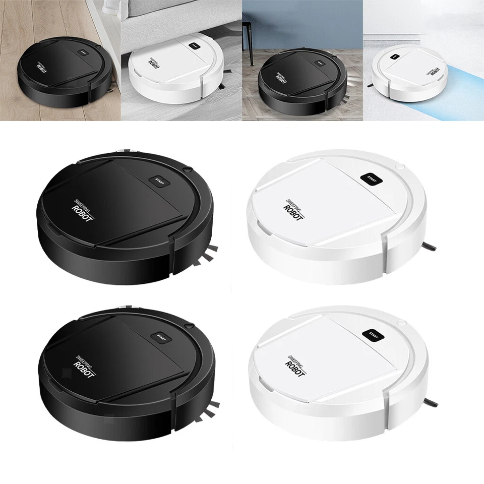 3 in 1 Robot Vacuum Cleaner Mini Sweeping Robot Vacuum for Hard Floor Home - Image 1 of 1