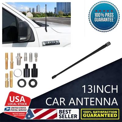For Acura RLX 2014-2016 13inch Carbon Fiber Antenna + Screws Kit Universal Car - Imagem 1 de 4