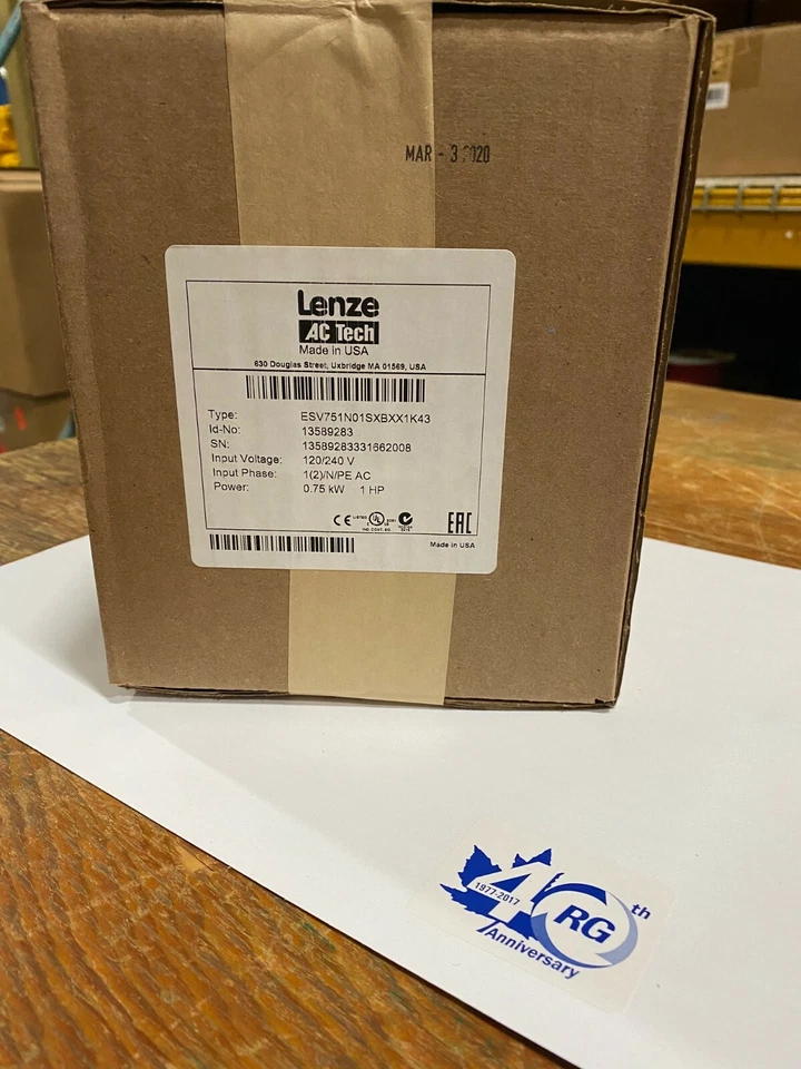 ESV751N01SXB AC TECH LENZE UNIDAD INVERSORA ESTÁNDAR Foto 1 de 1