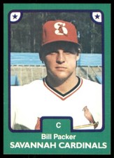 1984 TCMA Savannah Cardinals Bill Packer Savannah Cardinals #445