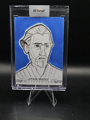 Star Wars Topps Masterwork 1/1 Count Dooku Sketch By Robert Stewart IV - Image 1 of 2