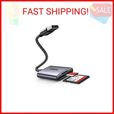 Leitor de Cartão SD USB UGREEN, USB 3.0 para Adaptador Leitor de Cartão Micro SD, Mul de Alumínio - Imagem 1 de 2