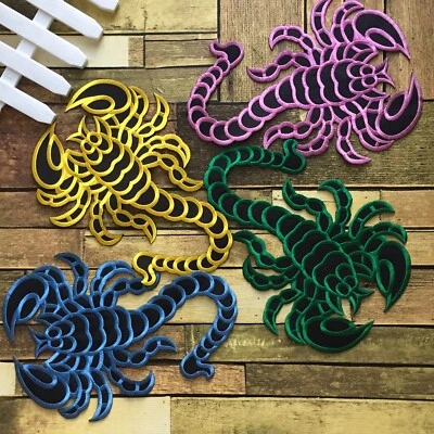 Scorpion Large Size Iron on Embroidered Big Back Patch XL - Image 1 of 4