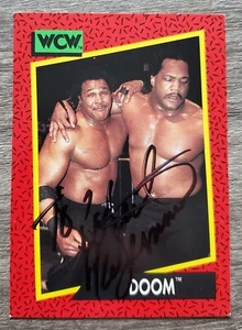 Ron Simmons Signed 1991 WCW Card #144 WWE WWF Wrestling Impel LEGEND RAD - Picture 1 of 1