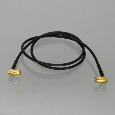 SMB Female Right Angle to SMB Female Elbow RF 0.5~15FT Cable For Antenna Radio - Image 1 of 4