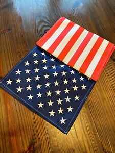 Polyester Patriotic American Flag Table Runner 