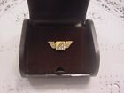 Braniff+Airlines+Gold-tone+15+Yr.+Service+Pin+With+3+%22Diamonds%22++New%2C+Orig.+Box