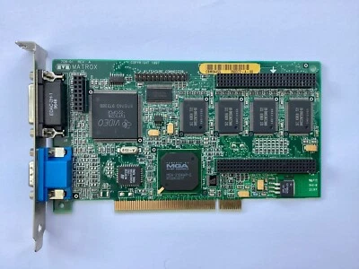 MATROX MIL2P/4/DELL DELL 51660 / 051660 4MB VGA PCI GRAPHICS CARD - Image 1 of 2