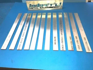 1/8" x 1" 6061 T6511 Aluminum Flat Bar x 36"-Long-- .125" x 1"-- 12 PIECES!!! - Picture 1 of 2