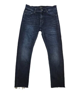 Pantalones de mezclilla 7 For All Mankind Ronnie Luxe Performance azul oscuro para mujer talla 29 - Imagen 1 de 13