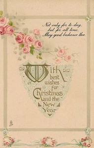 POSTKARTE GRUSS Blumenbezogen Stecke - Bild 1 von 1