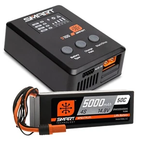 Spektrum Smart Powerstage Surface Bundle: 5000mAh 4S 50C LiPo Battery (IC5) - Picture 1 of 1