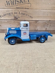 Decorative 31 cm Tin Route 66 Style Flatbed Truck lorry - Foto 1 di 13