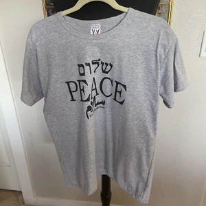 Peace. T-Shirt Salaam, Shalom grau Gr. M in Jerusalem gekauft neu, nie getragen - Bild 1 von 6