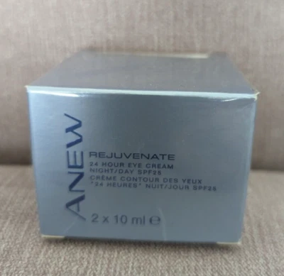 Avon Anew Rejuvenate 24 hour Eye Cream SPF 25 Day/Night 2x10ml BNIB Discontinued - Image 1 of 3