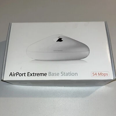 Apple AirPort Extreme Base Station 54 Mbps 10/100 Wireless G Router (A1034) - Image 1 of 4