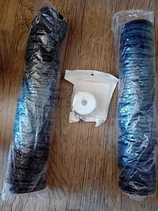 48 Stück schwarze Gardinen Ösenringe 40 mm, Schalldämpfer Gardinen Ösen, Vorhang Roma - Bild 1 von 8