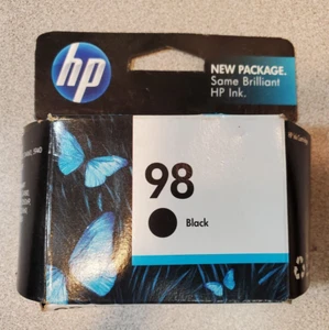 Original OEM HP 98 schwarze Tintenstrahlpatrone, 7/2011, versiegelt - Bild 1 von 7