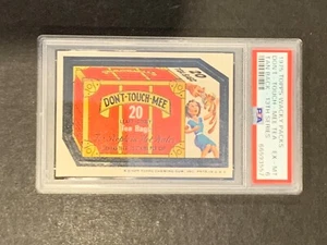Topps Wacky 1975 paquetes Don't Touch Mee Tea serie 13 PSA 6 EX MT - Imagen 1 de 1